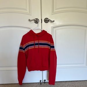 LA Hearts Pacsun Red w/ Pattern Hoodie